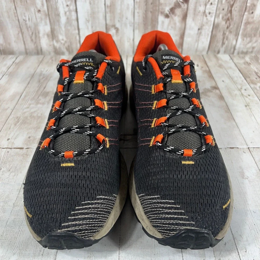 Merrell Nova 2 Mens Trail Running Shoes Black Orange J067377 Size 12